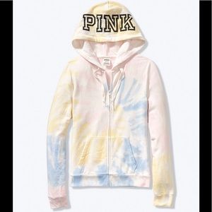 VS PINK EVERYDAY LOUNGE PERFECT FULL-ZIP